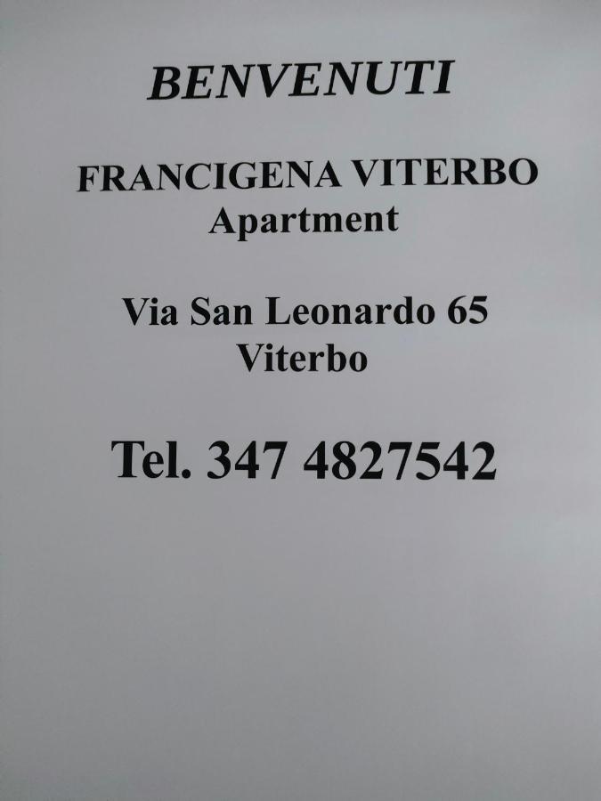 Francigena Viterbo Apartment Con Parcheggio Gratuito A Soli 2 Minuti Экстерьер фото