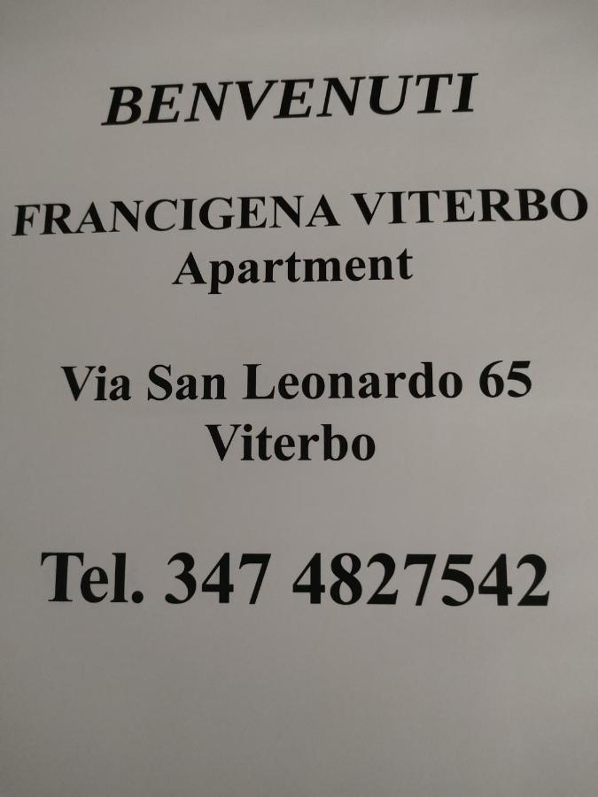 Francigena Viterbo Apartment Con Parcheggio Gratuito A Soli 2 Minuti Экстерьер фото